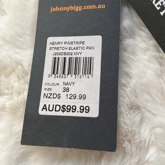 Johnny Bigg Pinstripe Navy Dress Pants - Picture 8 of 8